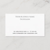 Elegant luxe zweeft make-up wink ogen klantenkaartje (Achterkant)