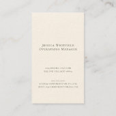 Elegant Luxurious Equestrian  Horse Visitekaartje (Achterkant)