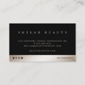 Elegant Luxurous Champagne Loyalty Love Rewards (Achterkant)