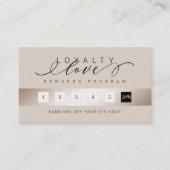 Elegant Luxurous Champagne Loyalty Love Rewards (Voorkant)