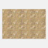 Elegant Luxurous Gold Silver Glitter Sparkle Inpakpapier Vel (Voorkant 3)