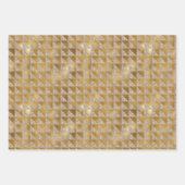 Elegant Luxurous Gold Silver Glitter Sparkle Inpakpapier Vel (Voorkant 2)