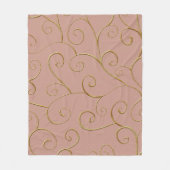 Elegant Luxury Baroque stijl fleece deken (Voorkant)