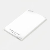 Elegant Luxury Boutique White Gold Post-it® Notes (Schuin)