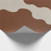 Elegant Luxury Faux Cow Leather Popular Collection Cadeaupapier (Hoek)