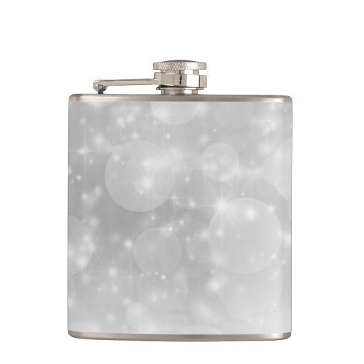 Elegant Luxury Faux Glitter Bokeh Heupfles (Voorkant)