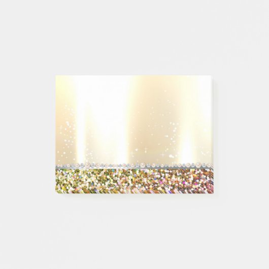 Elegant Luxury Glitter, Diamonds, Pearls Post-it® Notes (Voorkant)