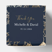 Elegant Luxury Gold Florals Wedding for Box Bedankdoosjes (Bovenkant)