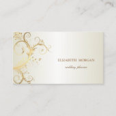 Elegant Luxury  Gold Visitekaartje (Voorkant)