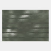 Elegant Luxury Green Gold kerstfeestbomen Inpakpapier Vel (Voorkant)