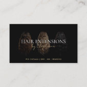 Elegant Luxury Hair Extensions Wig Installs Photo Visitekaartje (Voorkant)