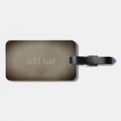 Elegant Luxury, leder look Bagagelabel (Achterkant horizontaal)