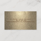 Elegant Luxury Modern, Gold Lijst, marmer Visitekaartje (Achterkant)