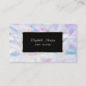 Elegant Luxury Modern Holographic Visitekaartje (Voorkant)