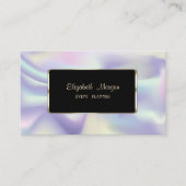 Elegant Luxury Modern Professional Holographic Visitekaartje (Voorkant)