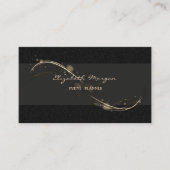 Elegant Luxury Modern, zwart Visitekaartje (Voorkant)