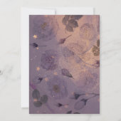 Elegant Luxury Monogram Light Boho Floral Arch Kaart (Achterkant)