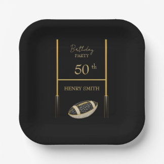 Elegant Luxury Party Plate for Men Papieren Bordje