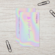 Elegant Luxury Pink Sweet Holograf