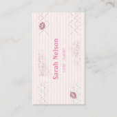 Elegant Luxury Pink Sweet Visitekaartje (Voorkant)