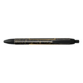 Elegant Luxury Professional Blauwe Inkt Pen (Achterkant)