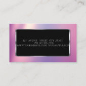 Elegant Luxury Professional, glimmend Visitekaartje (Achterkant)