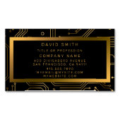 Elegant Luxury Professional Magnetisch Visitekaartje (Voorkant)