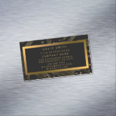 Elegant Luxury Professional Magnetisch Visitekaartje (Voorbeeld)