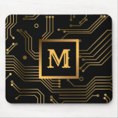 Elegant Luxury Professional Monogramed Muismat (Voorkant)