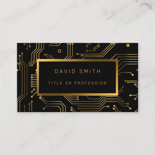 Elegant Luxury Professional Visitekaartje (Voorkant)