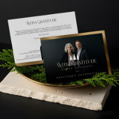 Elegant Luxury Real Estate Modern Gold Black Happy Feestdagenkaart