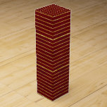 Elegant Luxury Red & Gold Christmas Pattern (6).jp Wijn<br><div class="desc">Festive holiday Christmas party decor wrapping paper pattern</div>