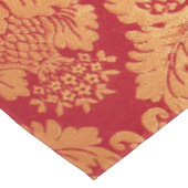 Elegant Luxury Retro Red Gold Damask Patroon Tafelkleed (Gekanteld)