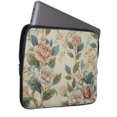 Elegant Luxury Roses Pattern Throw Pillow  Laptop Sleeve (Voorkant Rechts)
