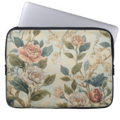 Elegant Luxury Roses Pattern Throw Pillow  Laptop Sleeve (Voorkant)