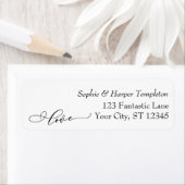 Elegant Luxury Script Font Simple Typography Love Etiket (Insitu)