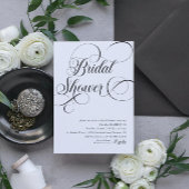 Elegant Luxury Script minimalist Vrijgezellenfeest Kaart