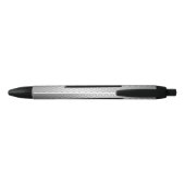 Elegant Luxury Silver Metal Blauwe Inkt Pen (Achterkant)