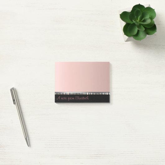 Elegant Luxury Simple, Diamonds, Pearls Post-it® Notes (Kantoor)