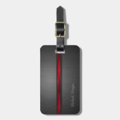 Elegant Luxury, Striped Bagagelabel (Voorkant verticaal)