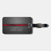 Elegant Luxury, Striped Bagagelabel (Achterkant horizontaal)