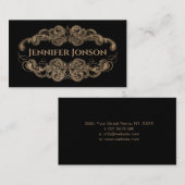 Elegant Luxury Style Lijst Visitekaartje (Voorkant / Achterkant)