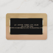 Elegant Luxury Stylish, Lijst Visitekaartje (Achterkant)