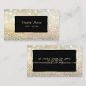 Elegant Luxury Stylish, Modern Bokeh Visitekaartje (Voorkant / Achterkant)