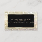 Elegant Luxury Stylish, Modern Bokeh Visitekaartje (Achterkant)