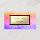 Elegant Luxury Stylish, Ombre Sequins, Black Lijst Visitekaartje (Voorkant)