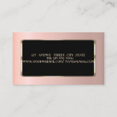 Elegant Luxury Stylish Professional Visitekaartje (Achterkant)