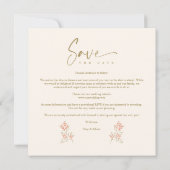 Elegant Luxury Trendy Branches Wedding 3 Foto's (Achterkant)