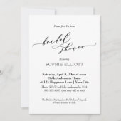 Elegant Luxury Typography Vrijgezellenfeest Simple Kaart (Voorkant)