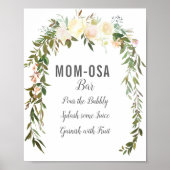 Elegant Ma-osa Bar Baby Sprinkle Shower Poster (Voorkant)